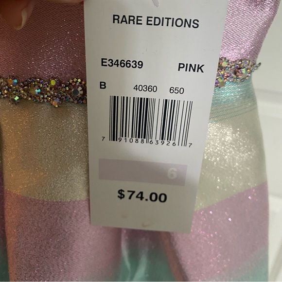 NWT Rare Editions Formal Dress size 6 - Picture 4 of 4